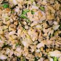 あほあこ's cooksnap of when they made 市販のおかか昆布で美味しいチャーハン！.