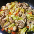 かぽもん☆'s cooksnap of when they made 鶏もも肉と野菜のオイスターソース炒め.