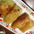 太郎と花子と私's cooksnap of when they made キャベツとカニの春巻き.