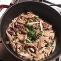 ｅｒｉｙ＠'s cooksnap of when they made ストウブで牛×ゴボウ飯.