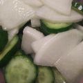 Mijumallow's cooksnap of when they made 大根ときゅうりのわさびドレッシングサラダ.