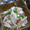 まぶたん's cooksnap of when they made みょうがとささみの和えもの.