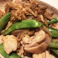 amayui's cooksnap of when they made 色鮮やか✾スナップエンドウと鶏の簡単炒め.