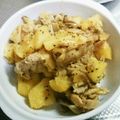 れい＆たく's cooksnap of when they made 豚肉とジャガイモのカレーチーズ炒め♥.