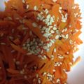 happykote's cooksnap of when they made 【簡単】スパイシー☆にんじんのナムル.