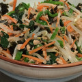 ふわ☆うさ's cooksnap of when they made ほうれん草ともやしののり酢和え.