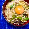 ふたごゆき's cooksnap of when they made 激旨簡単✨ナスとピーマンの肉味噌丼✨.