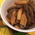 ☆miamama☆'s cooksnap of when they made ✿こんにゃくとちくわの甘辛煮✿.