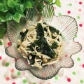 なつき☆ミ's cooksnap of when they made 簡単レンジでえのきとわかめの和え物.