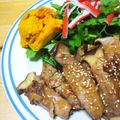 kitchenYUU's cooksnap of when they made ∮エリンギ肉巻き✰にんにく味噌✰照焼き∮.