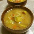 時花菜's cooksnap of when they made さつま芋のお味噌汁.