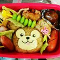 クックQ6EFZJ☆'s cooksnap of when they made 簡単ダッフィーのキャラ弁.