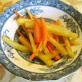 みるきー猫ちゃん's cooksnap of when they made 簡単きれいな♪さつま芋と人参の塩炒め♪.