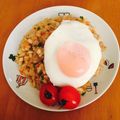 「かもめ」's cooksnap of when they made 目玉そば飯♪がっつりランチ♪.