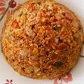 ちーこりんりん's cooksnap of when they made 【1人前】キムチ炒飯 ソーセージver.