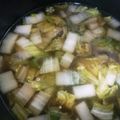 mia12345's cooksnap of when they made 白菜とひき肉のぽかぽかスープ.