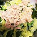 ＊みのりん＊'s cooksnap of when they made ゆでキャベツ＆ツナときゅうりでごま酢和え.