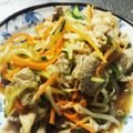 のすけマミー's cooksnap of when they made 牛肉と野菜のナムル風.