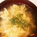 青い田舎's cooksnap of when they made 簡単☆卵スープ.