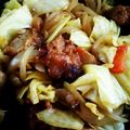 rit⋆｡˚✩'s cooksnap of when they made から揚げと春キャベツのピリ辛回鍋肉.