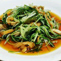 浩太優司ママ's cooksnap of when they made 水菜と油揚げのお浸し.