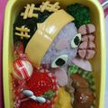 やまfam0610's cooksnap of when they made 園児キャラ弁 ヒキコウモリ 妖怪ウォッチ.