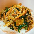 みかん警察's cooksnap of when they made 牛こまで 彼が喜ぶ 焼肉丼.