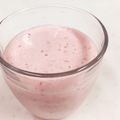 ぽめchan's cooksnap of when they made ♡いちごバナナスムージー♡.