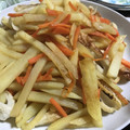 sougomania's cooksnap of when they made 新じゃがとちくわの炒め物.