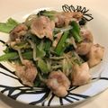紅小雪's cooksnap of when they made 超簡単☆鶏肉と小松菜の炒めもの.
