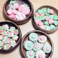 みゆいち1225's cooksnap of when they made 春色♪ 3色ストライプクッキー.