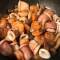 にゃんにゃんにゃー's cooksnap of when they made エビとマッシュルームのソテー.