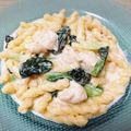 JUN★M's cooksnap of when they made チキンと小松菜の味噌ゴマクリームパスタ.