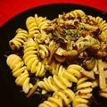 九八式七星剣's cooksnap of when they made ☆マッシュルームのおつまみフジッリ☆.