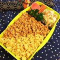 カルチョーフィ's cooksnap of when they made 母の味☆味噌バター卵と挽肉のそぼろご飯.