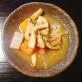 yesmama's cooksnap of when they made ごぼうと蒟蒻 きのこのヘルシー味噌煮込み.