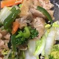 ゴミャ子's cooksnap of when they made 豚肉と白菜の中華炒め.