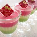 bluepug's cooksnap of when they made ＊ひな祭り三色パンナコッタ＊.