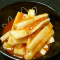 もりはん's cooksnap of when they made 簡単おつまみ！　あえるだけ　長芋キムチ.