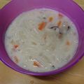うね子ちゃん's cooksnap of when they made ミルクうどん☆離乳食 中期 後期.