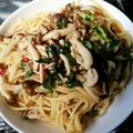 ☆凛檎's cooksnap of when they made ツナ、水菜、しめじのパスタ.