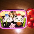 ♡yukinko♡'s cooksnap of when they made キャラ弁 ⭐ぱんだちゃん ひな祭り.