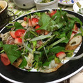 獅子丸のママ's cooksnap of when they made いちごとほうれん草のサラダ.