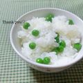ねっちゃんっ's cooksnap of when they made しわなし、色鮮やかな豆ご飯.