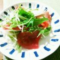 ネムネム犬's cooksnap of when they made 赤ワインに合うカルパッチョサラダ.