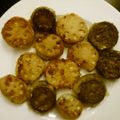 Sunnyzn's cooksnap of when they made 蓮根の鶏ミンチ挟み焼き.