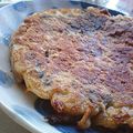 oBsession's cooksnap of when they made 納豆のお好み焼き.
