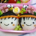 アイスママ's cooksnap of when they made お顔のおにぎり（キャラ弁）.