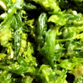 おしえてね's cooksnap of when they made 菜の花のおかかマヨタマ和え.