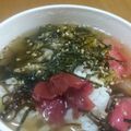 麦ちゃん11's cooksnap of when they made ほんだしで簡単♪明太高菜茶漬け〜〆めし★.